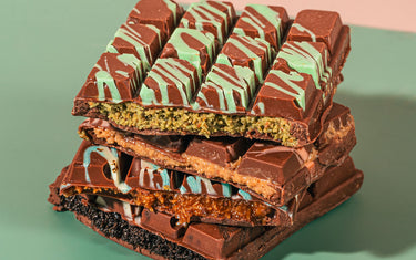 A Taste of Tradition: Unwrap Our Delectable Knafeh Chocolate Bar