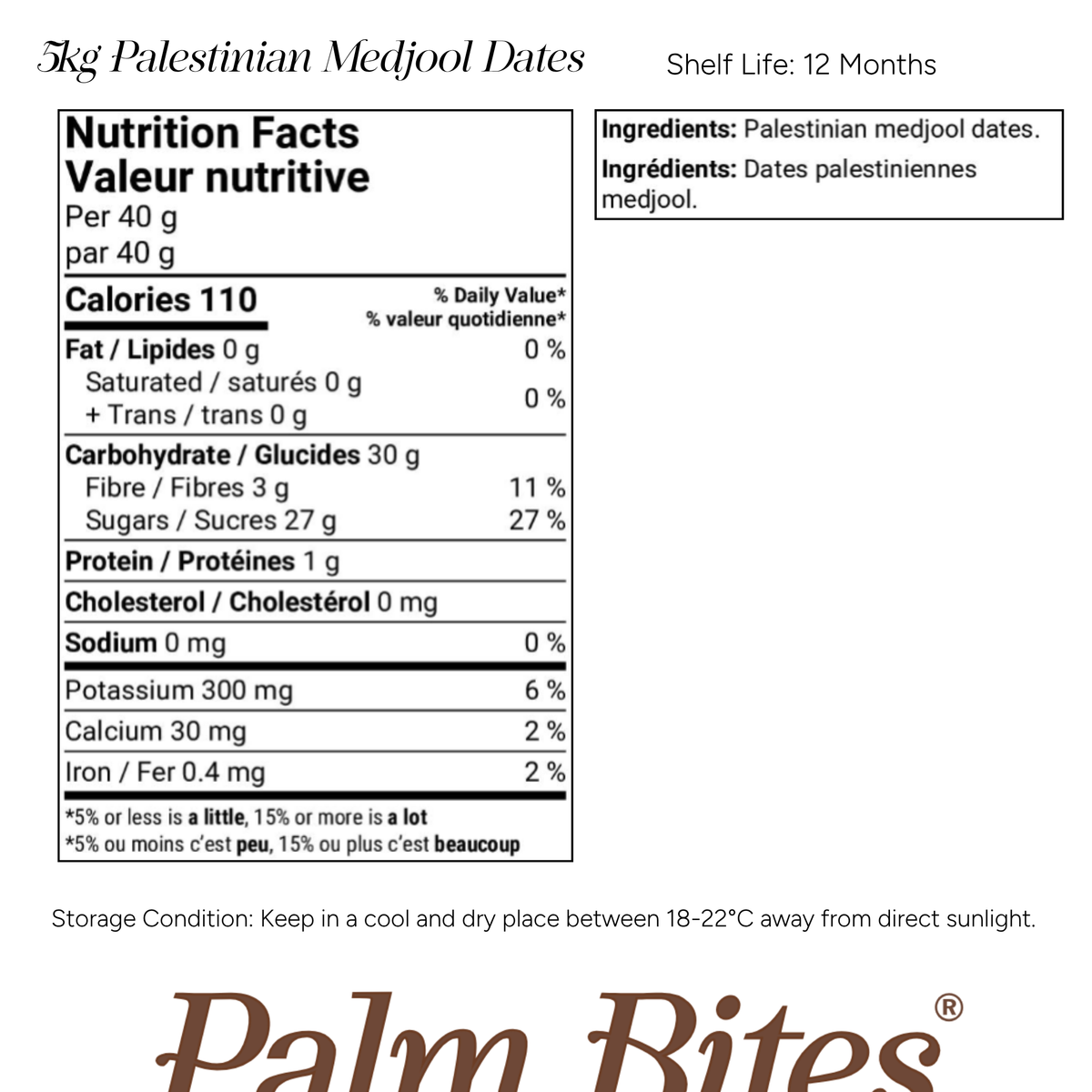Nutritional information