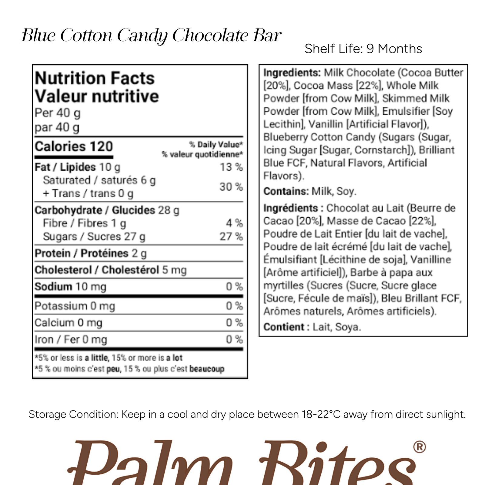 Nutrition facts