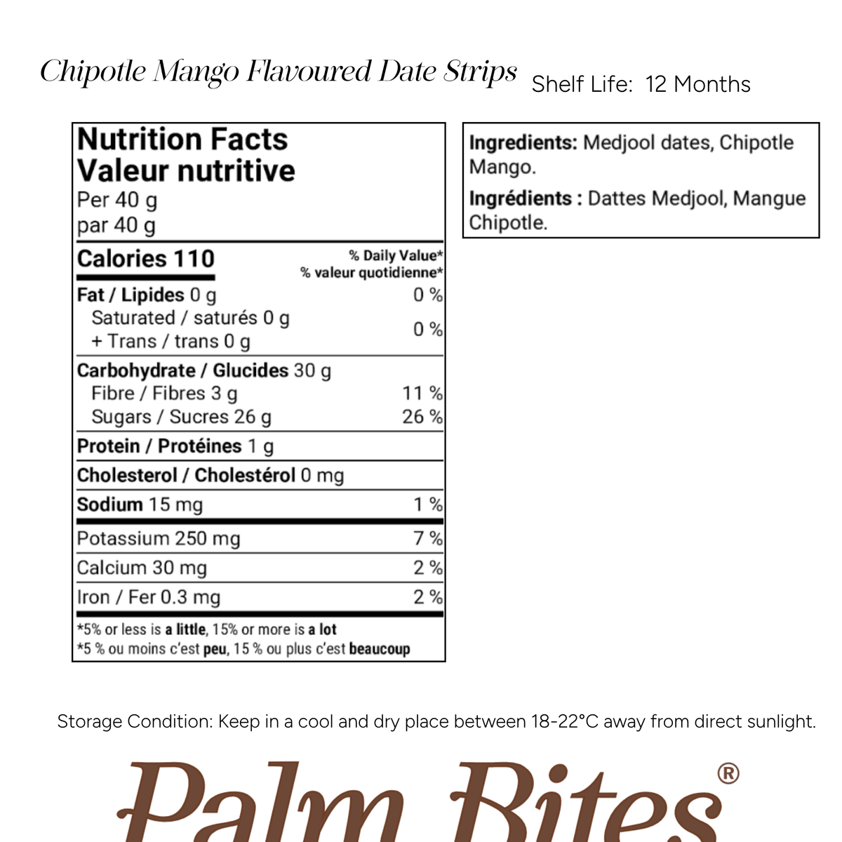 Nutritional information