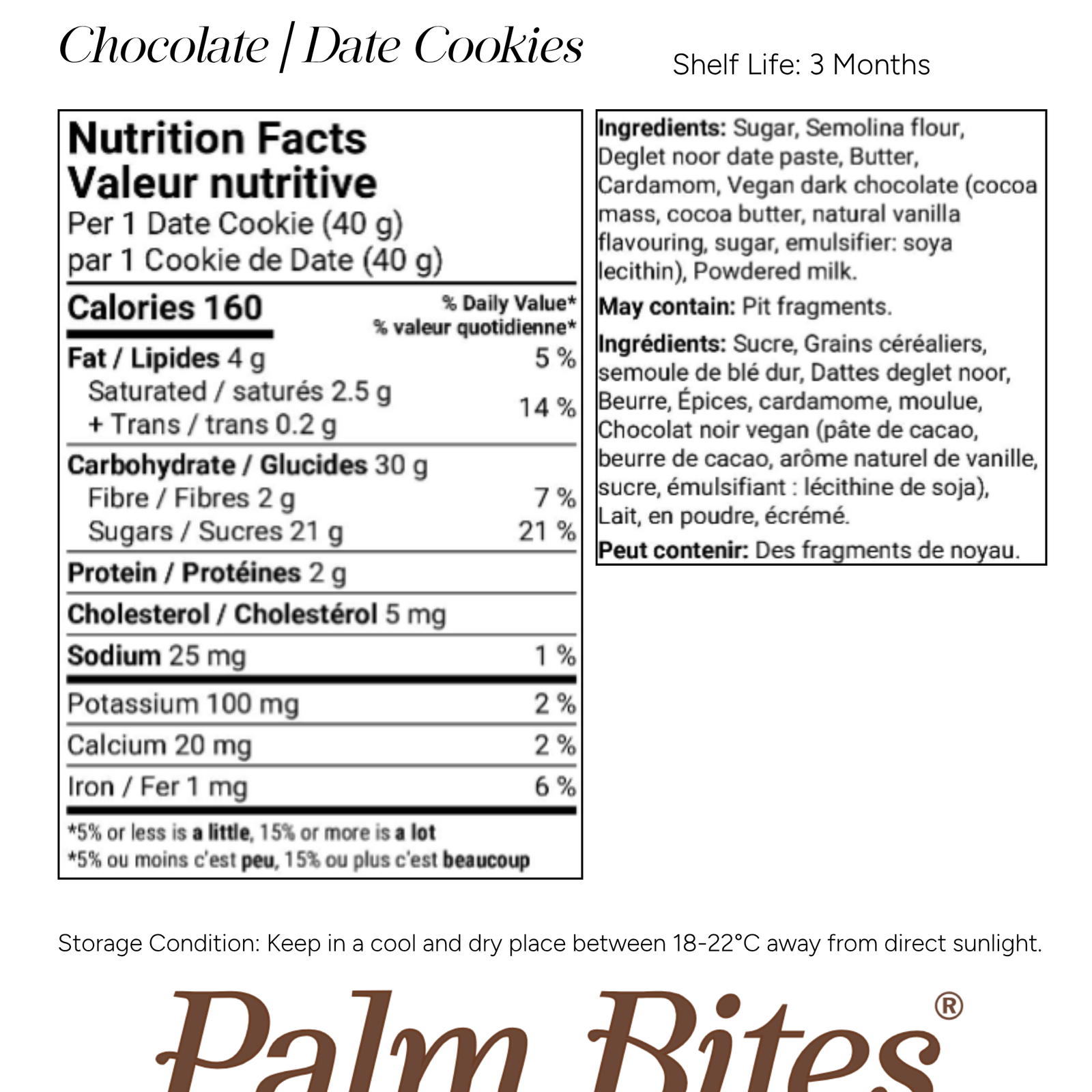 Nutrition facts