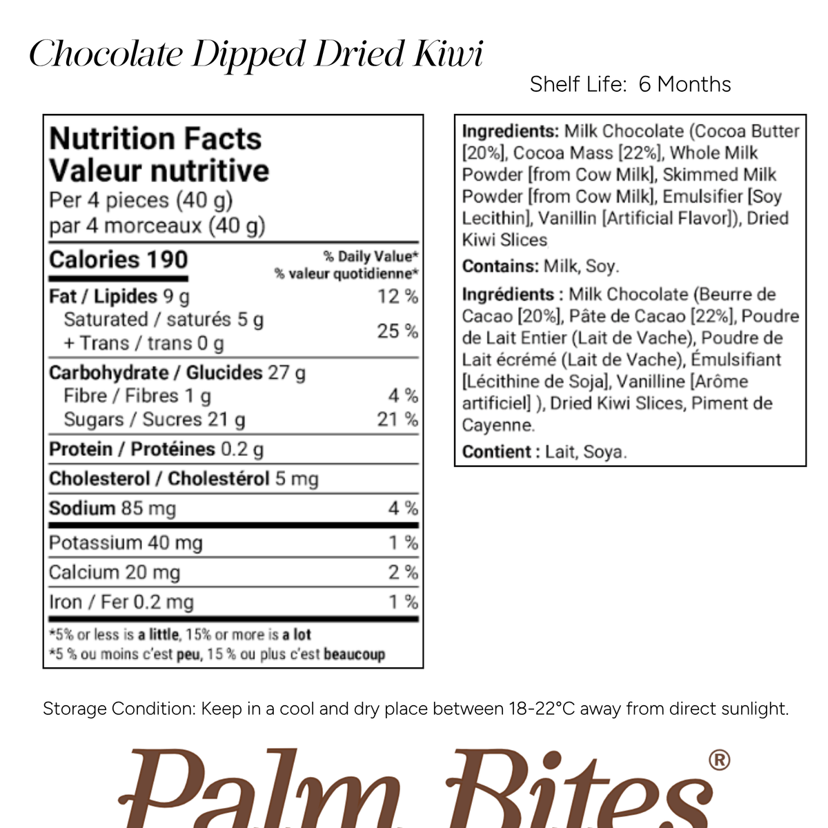 Nutritional information