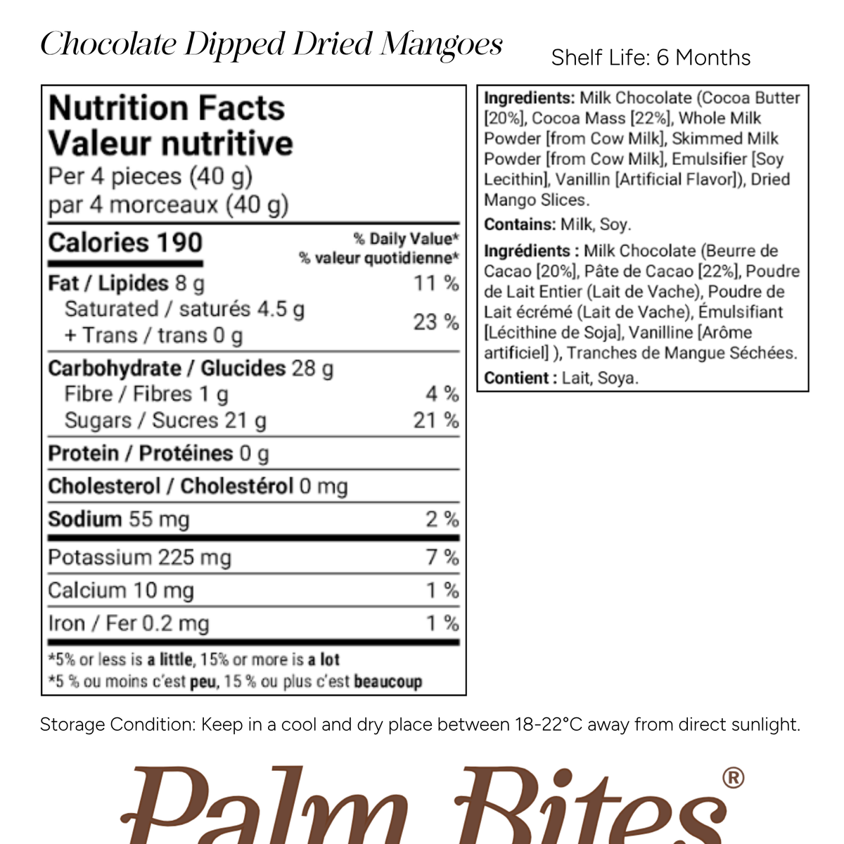 Nutritional information