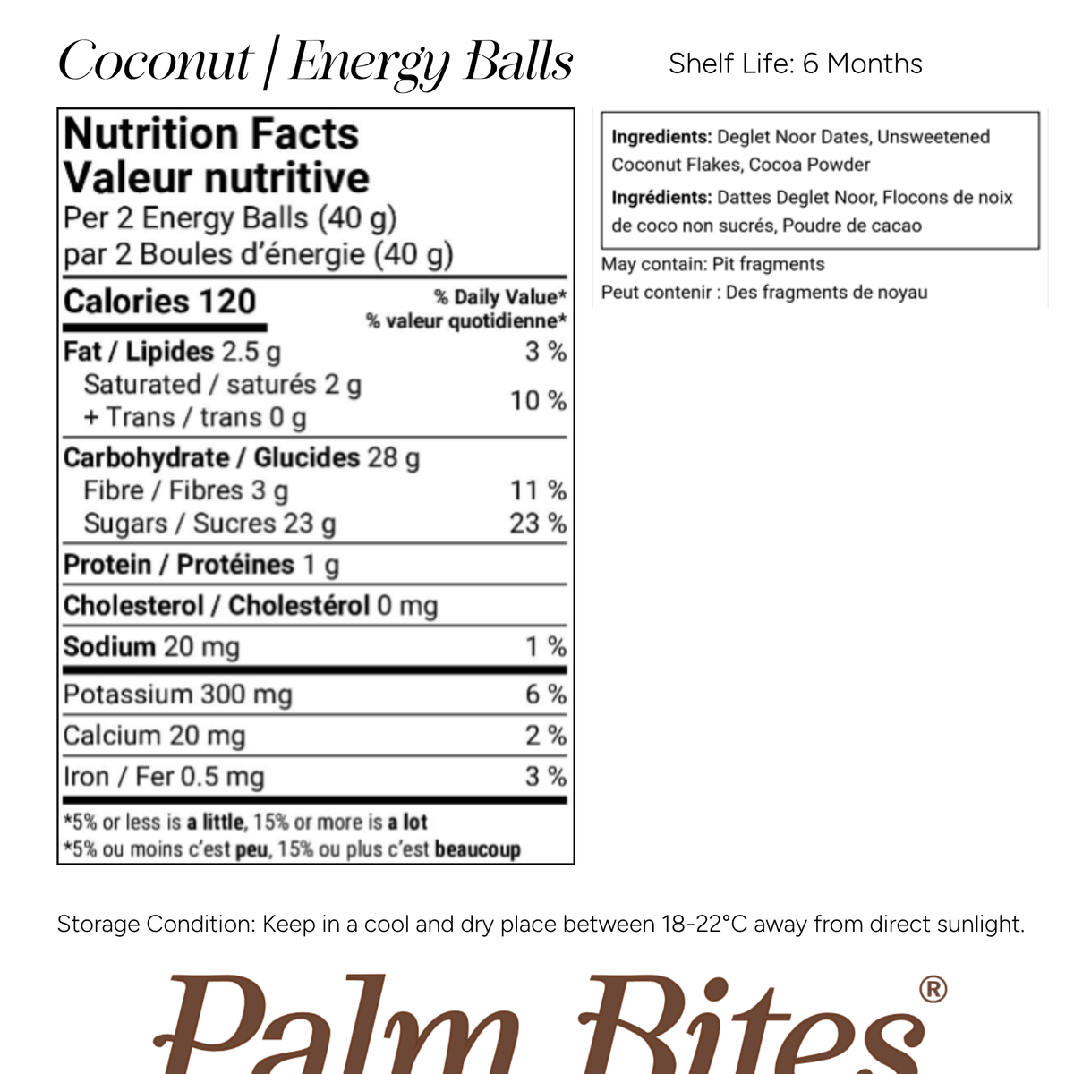 Nutritional information