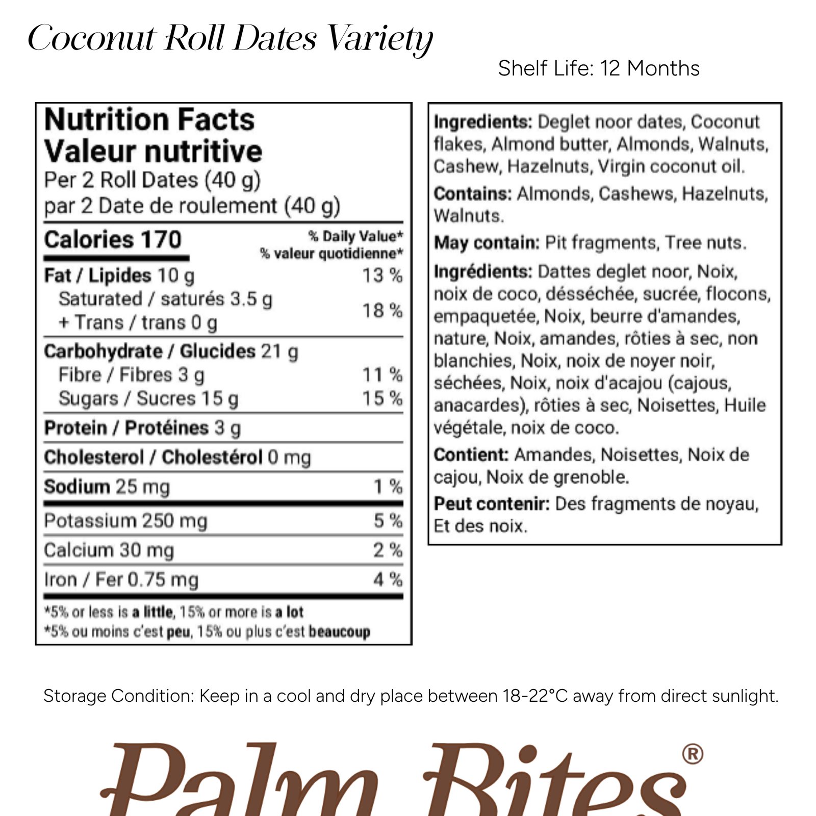 Nutrition facts