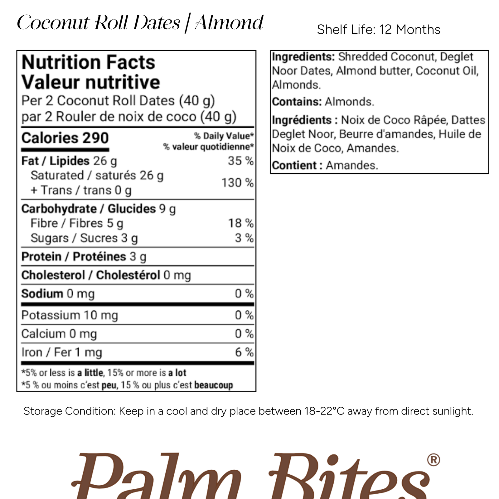 Nutrition facts