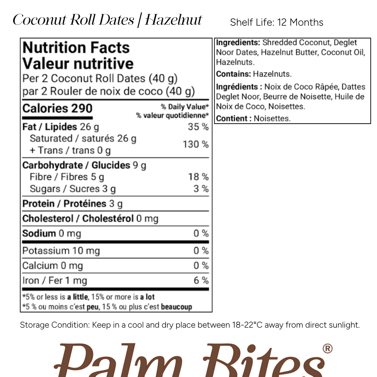 Nutritional information
