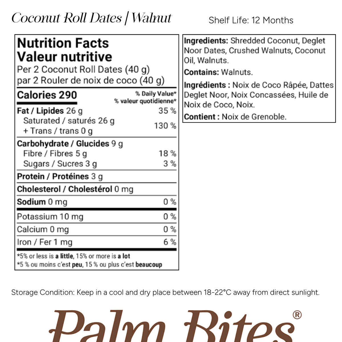 Nutritional information