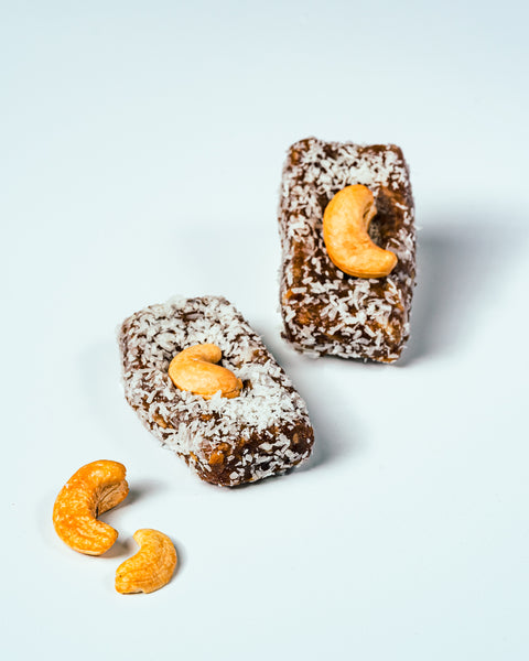 Coconut Roll Dates | Cashew