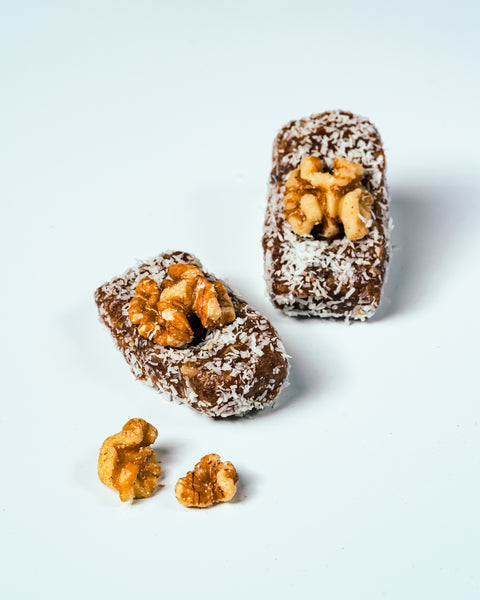 Coconut Roll Dates | Walnut