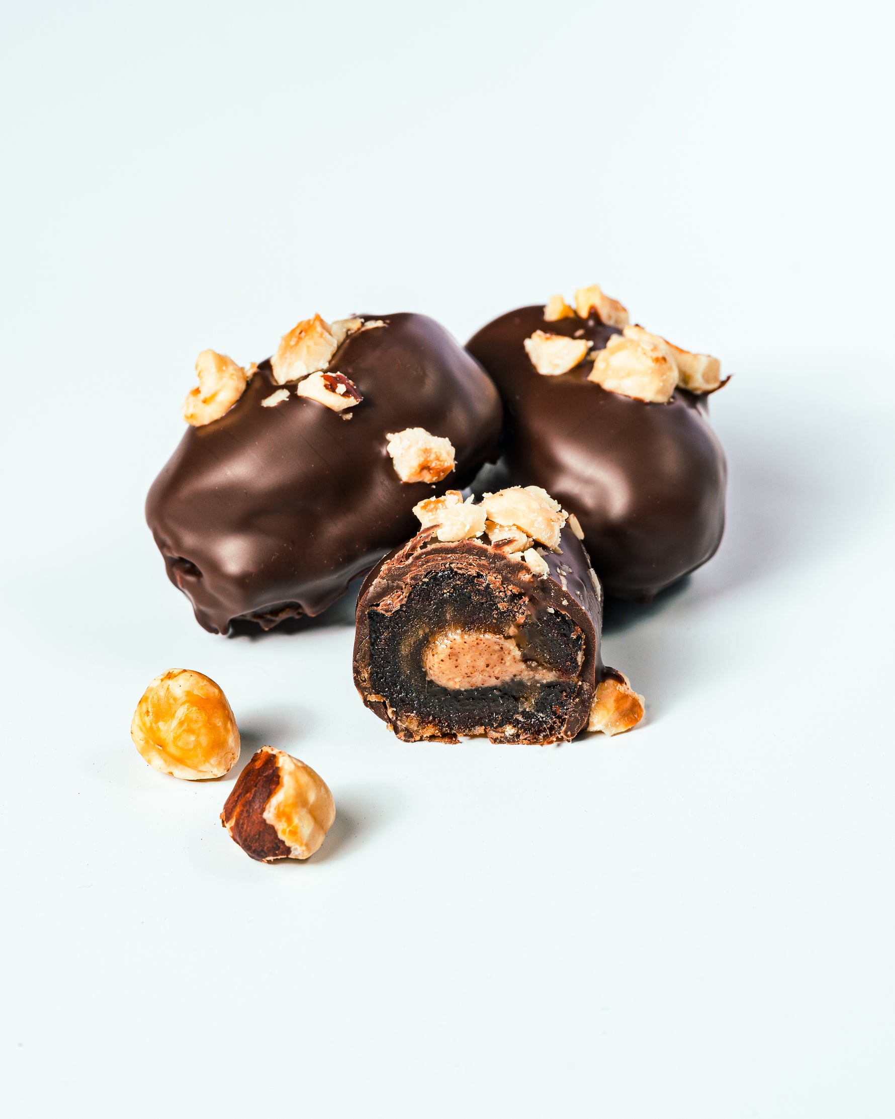 Two Bite | Hazelnut Butter Chocolate Dates