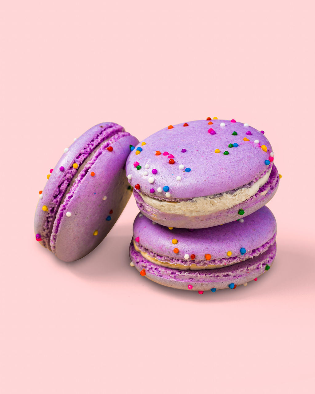 Birthday Cake Macarons