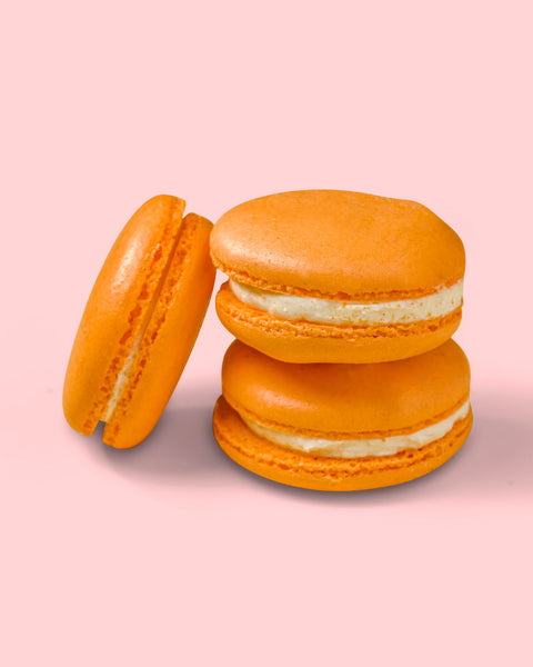 Mango Passionfruit Macarons