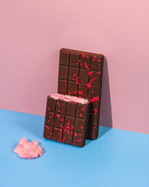 Pink Cotton Candy Chocolate Bar