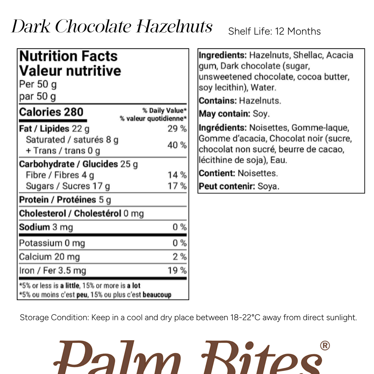 Nutritional information