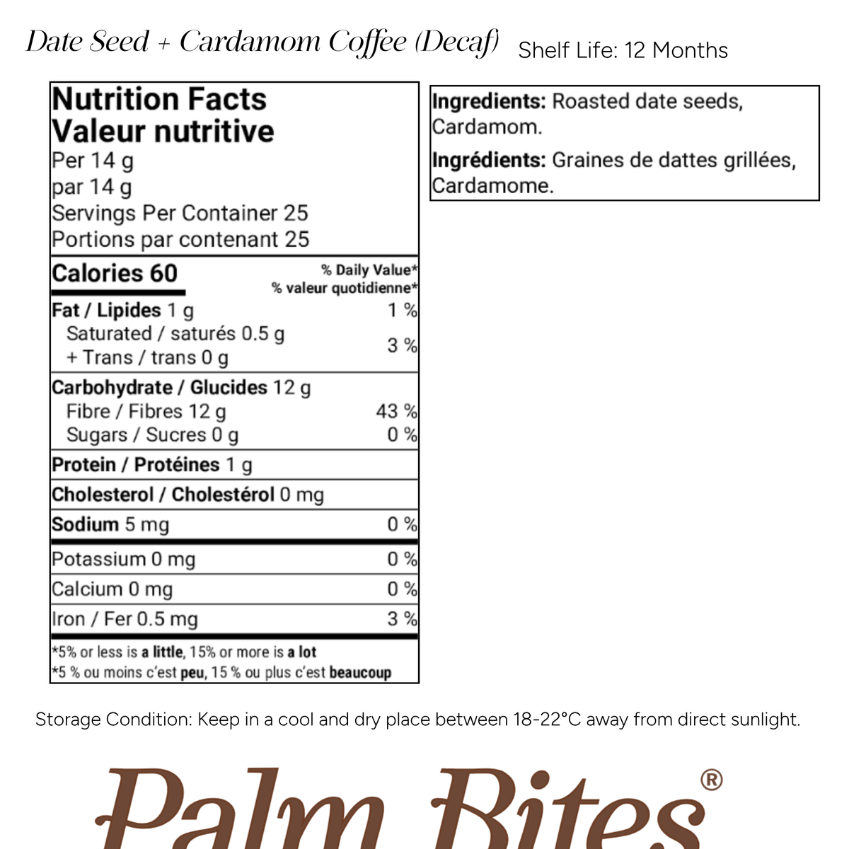 Nutritional information