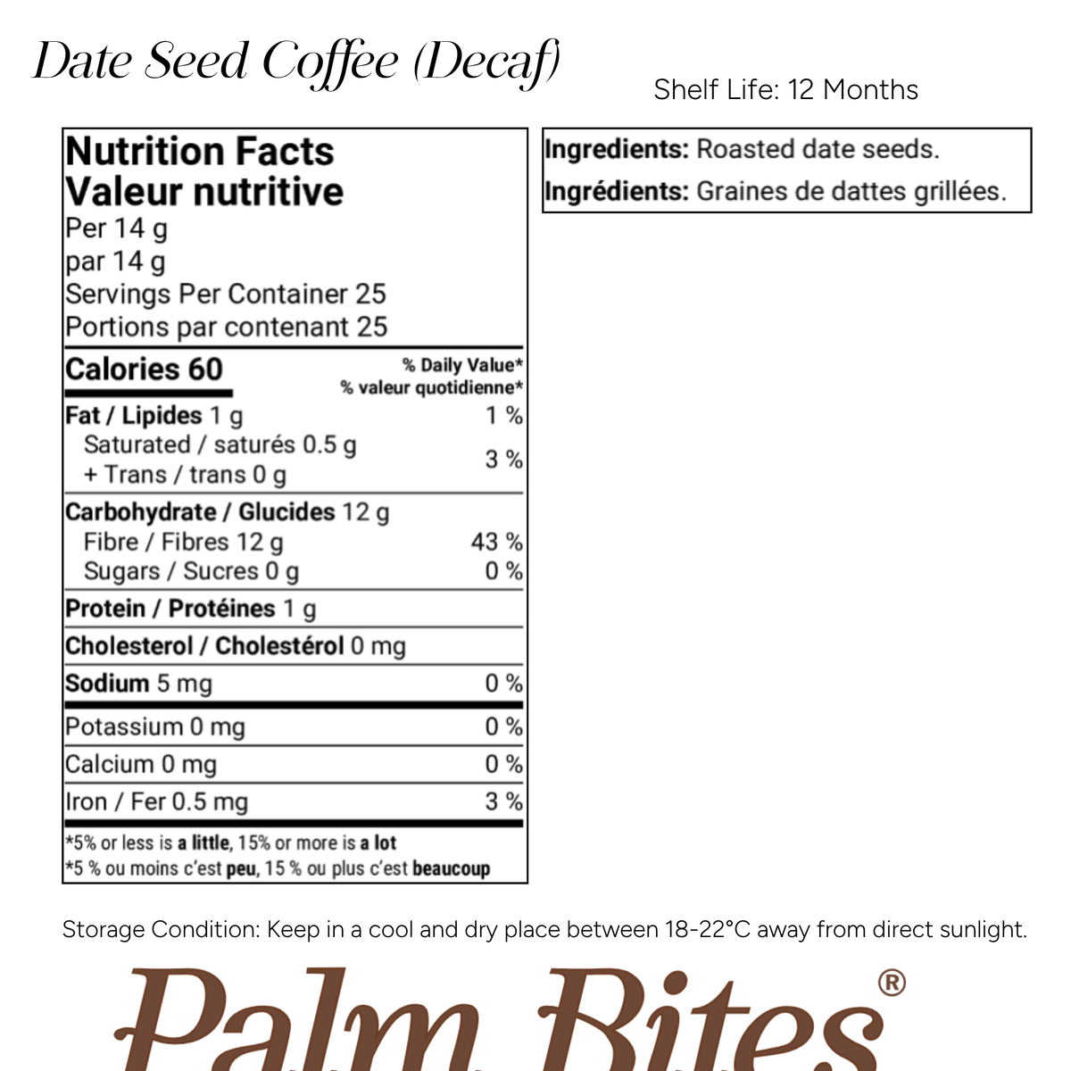 Nutritional information
