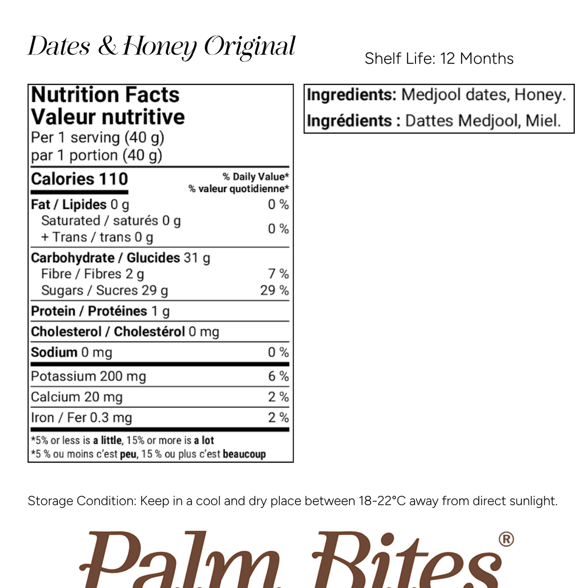 Nutritional information