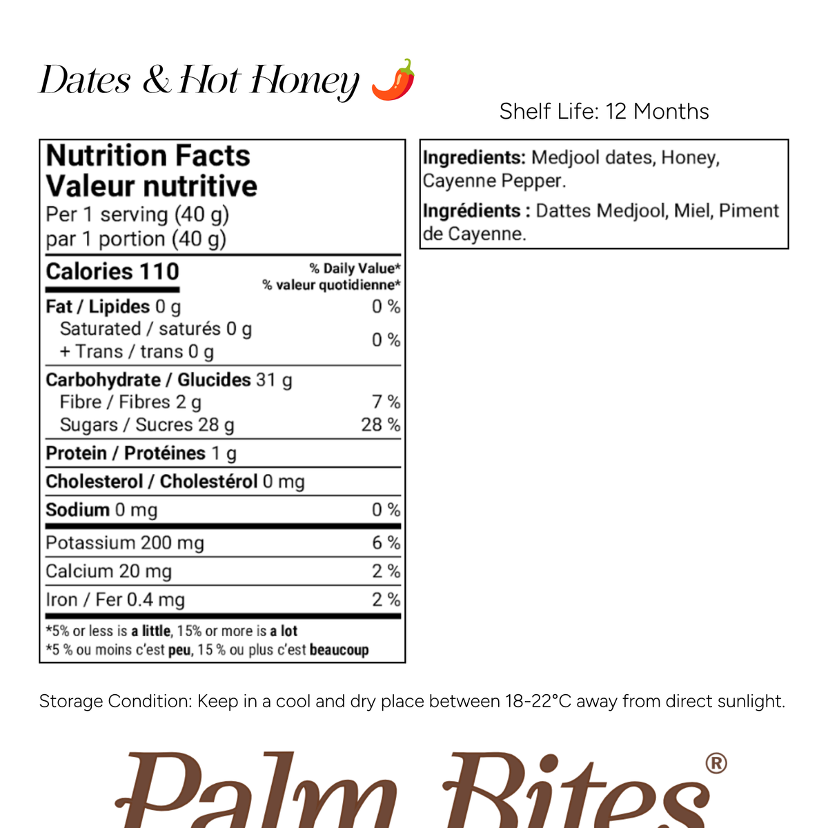 Nutritional information