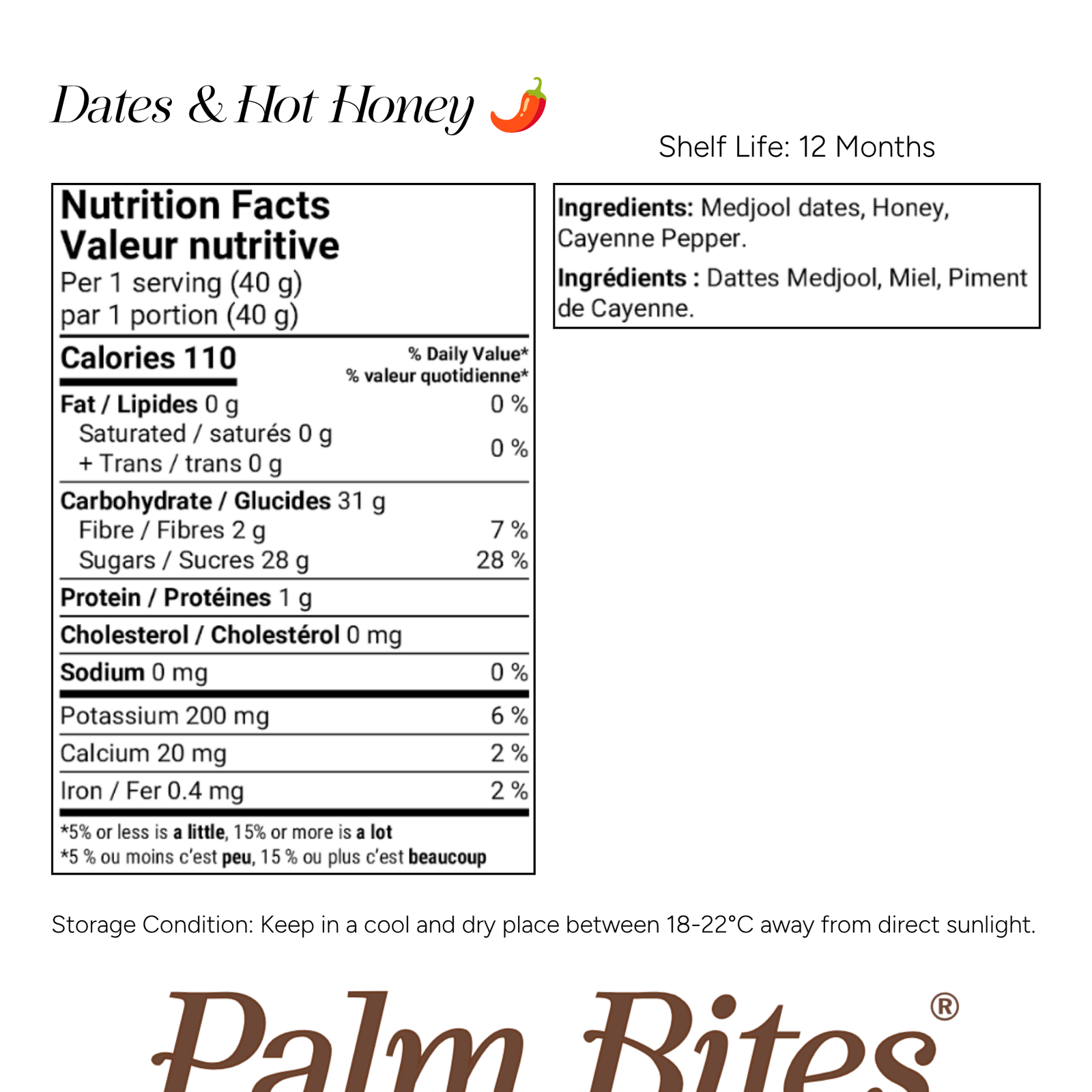 Nutrition facts