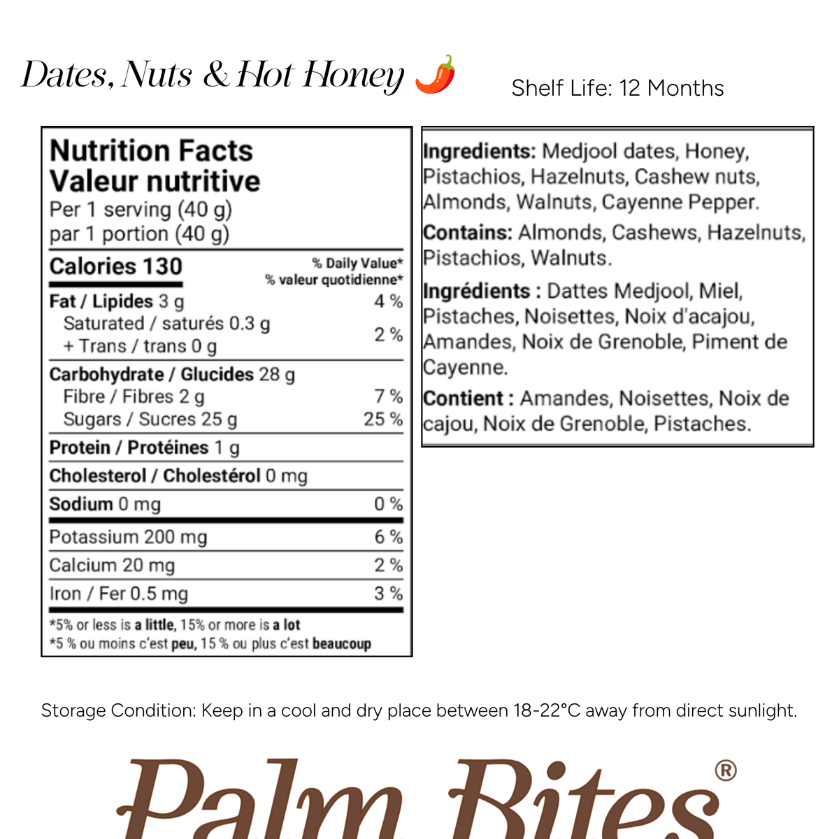 Nutritional information