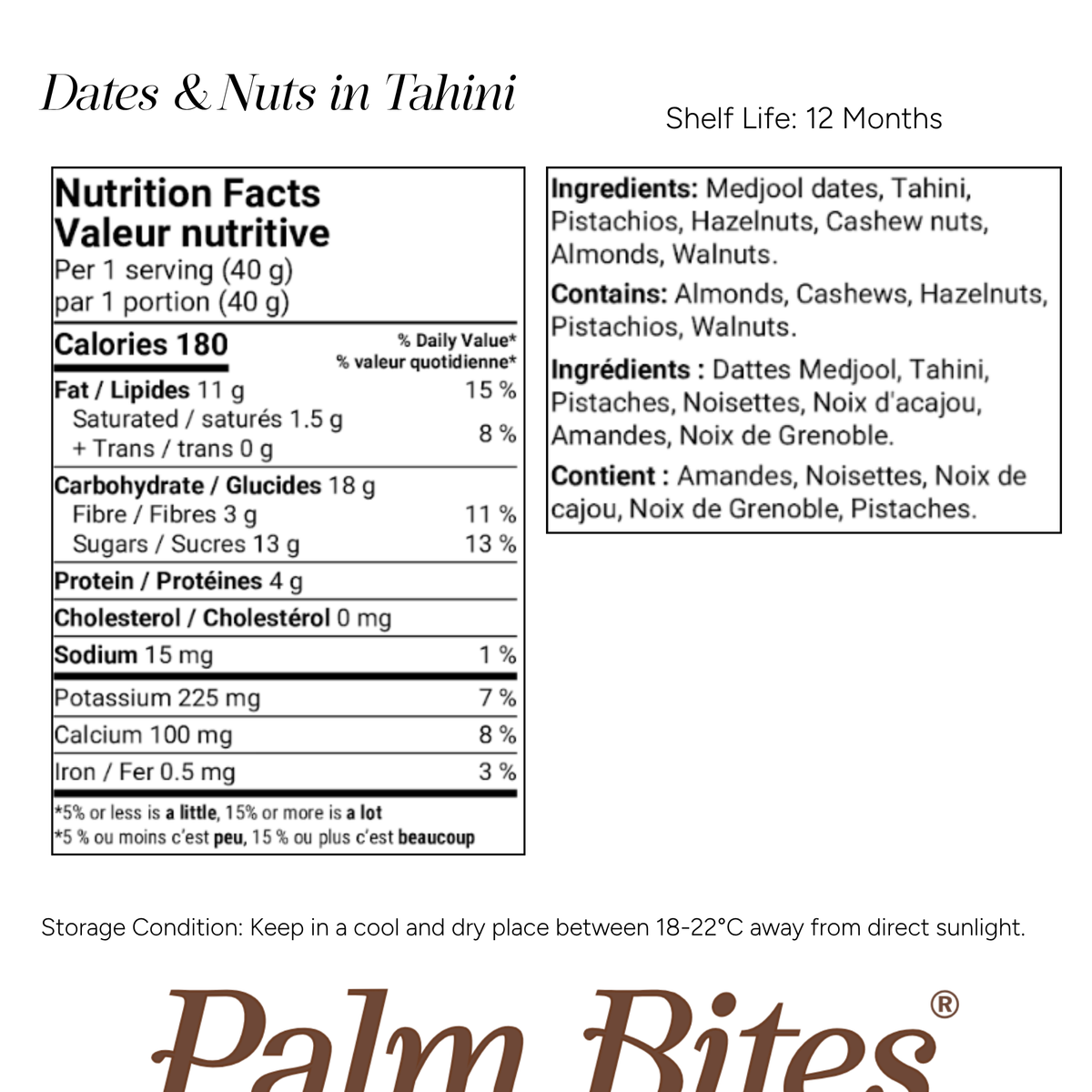 Nutritional information