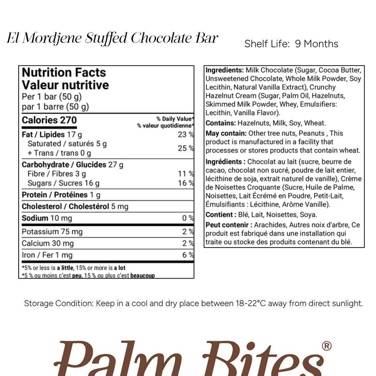 Nutritional information