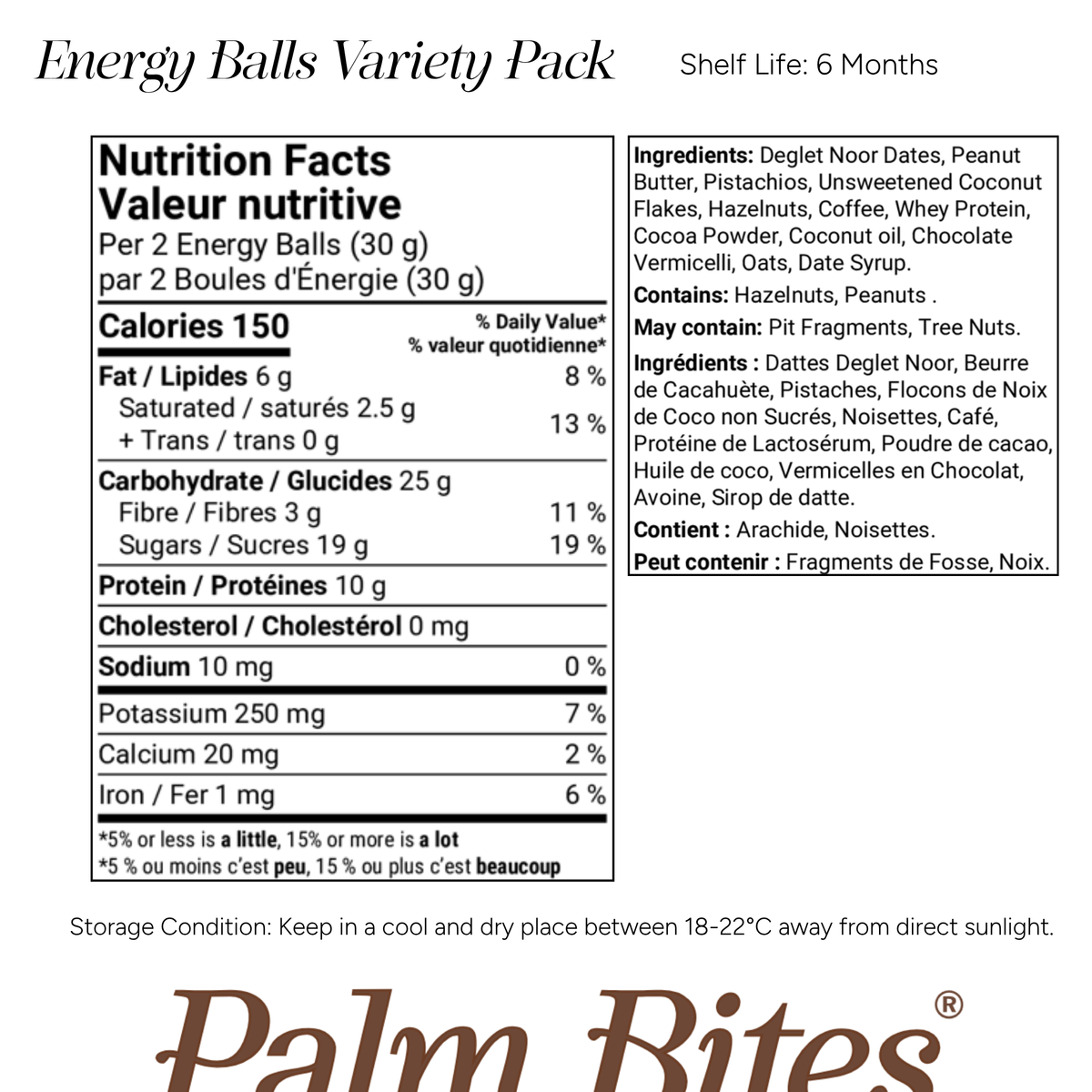 Nutritional information