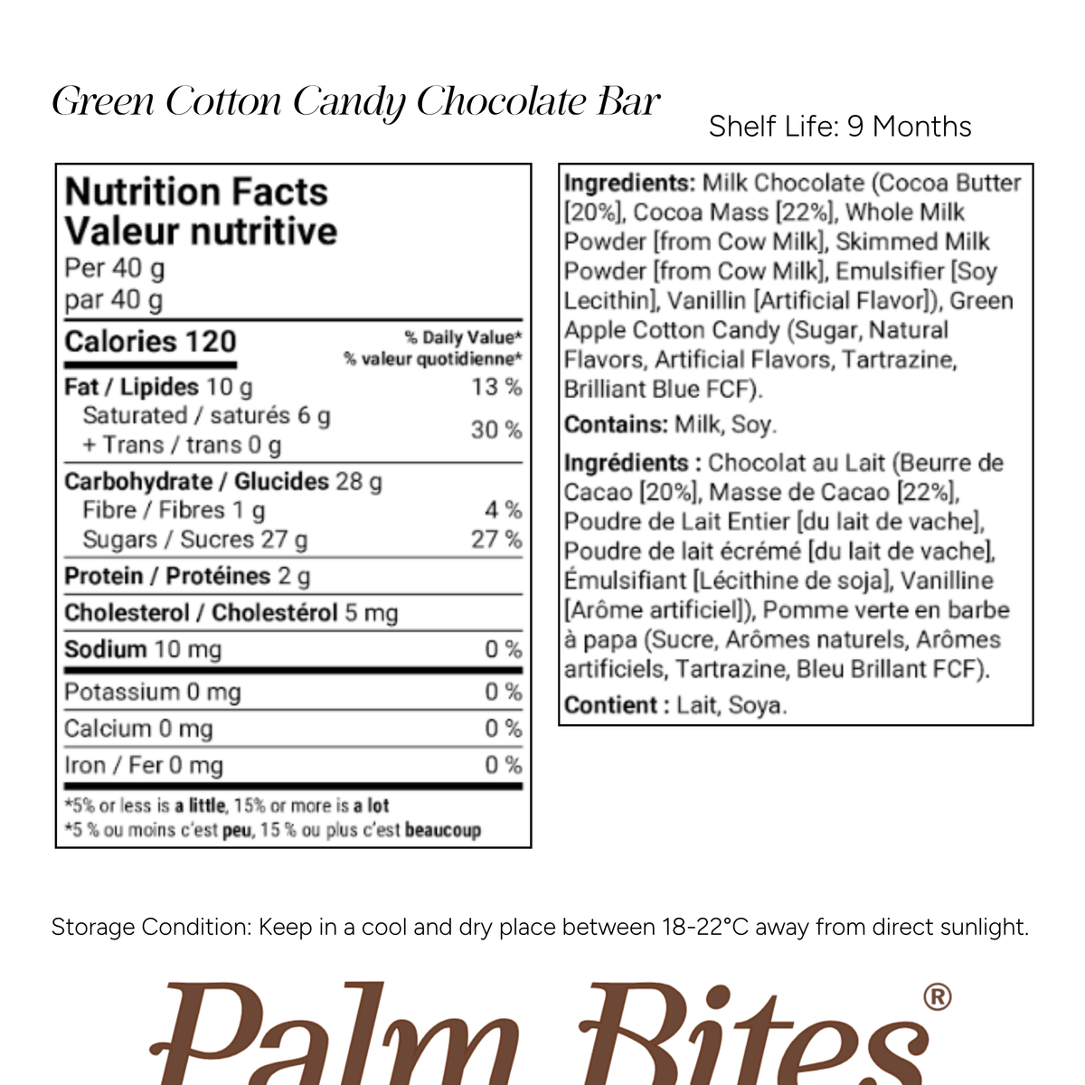 Nutritional information
