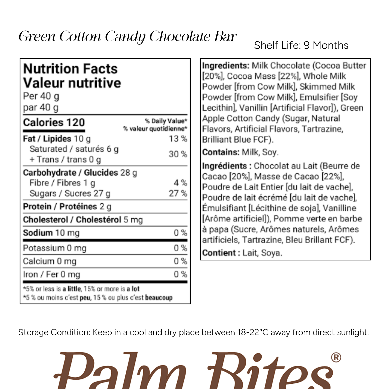 Nutrition facts