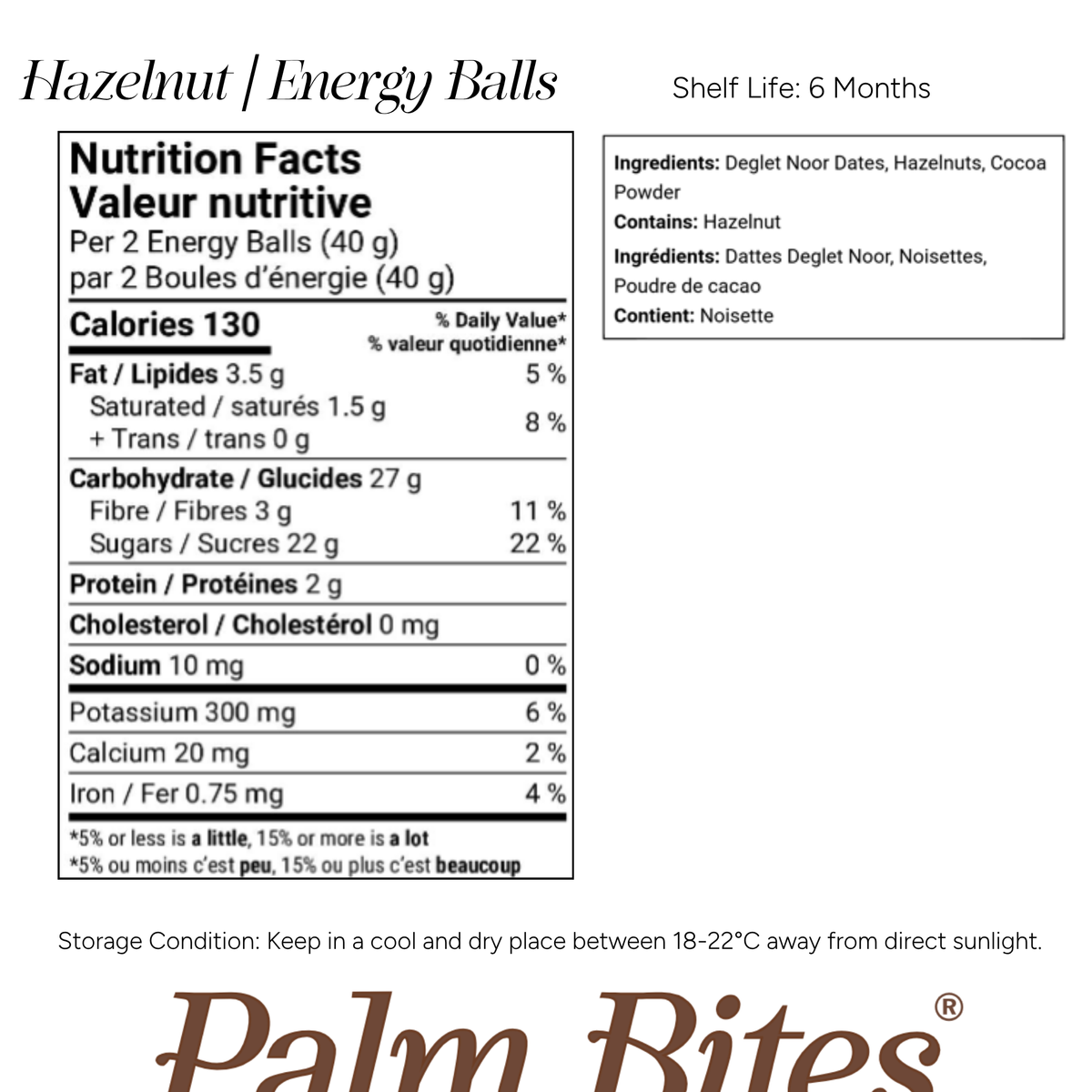 Nutritional information