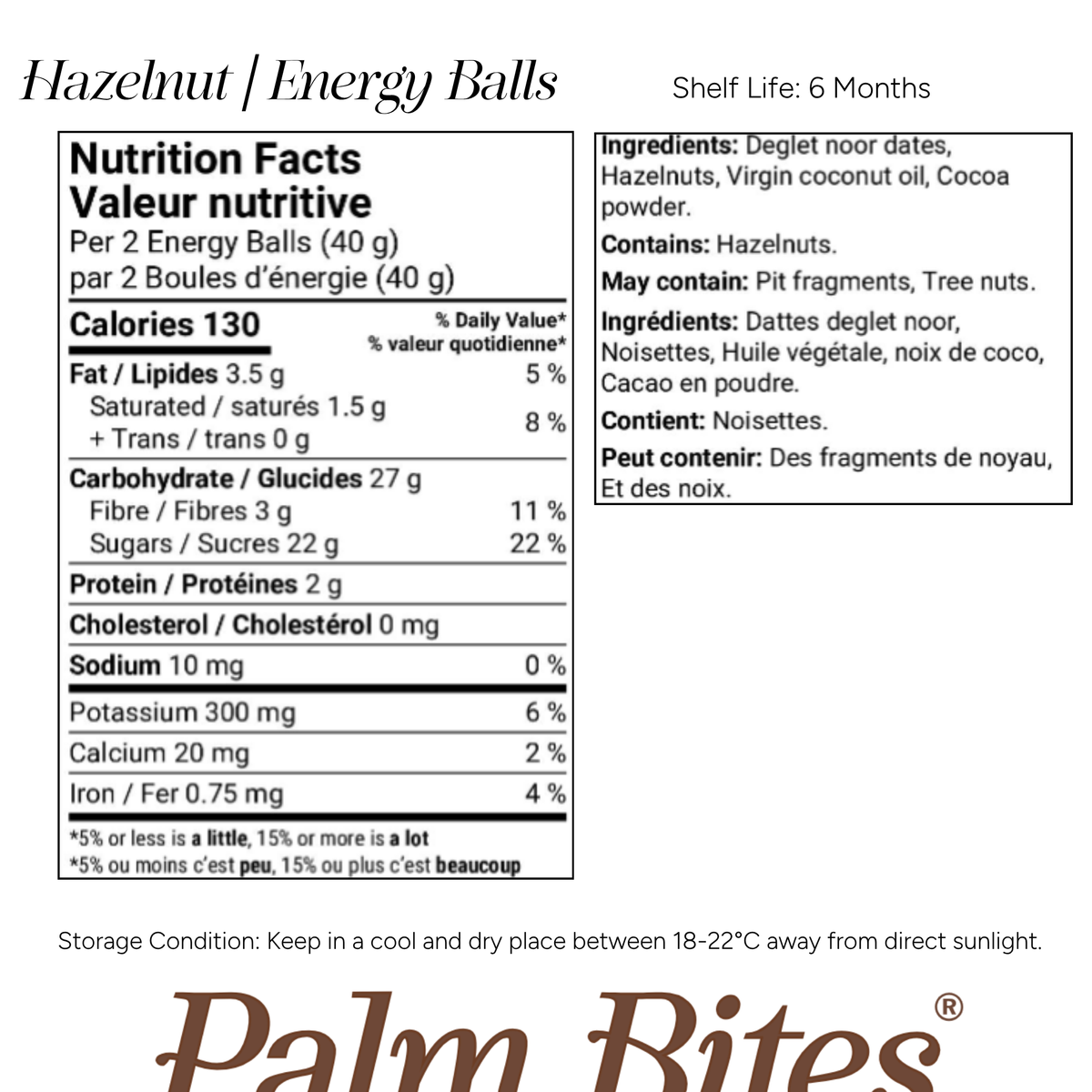 Nutritional information