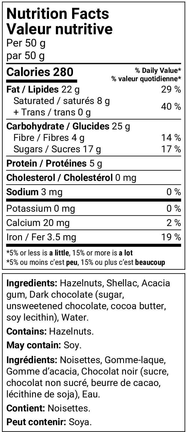 Nutrition facts
