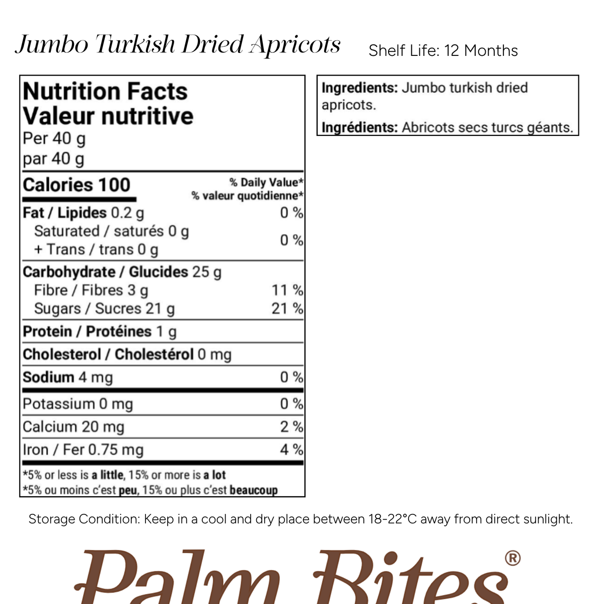 Nutritional information