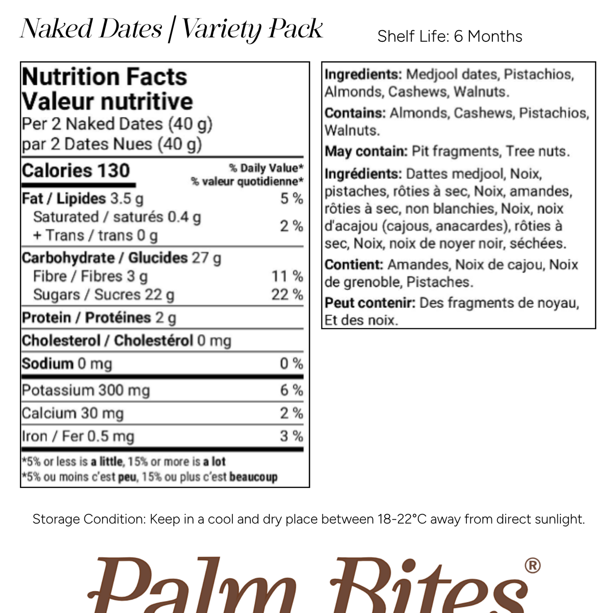 Nutritional information