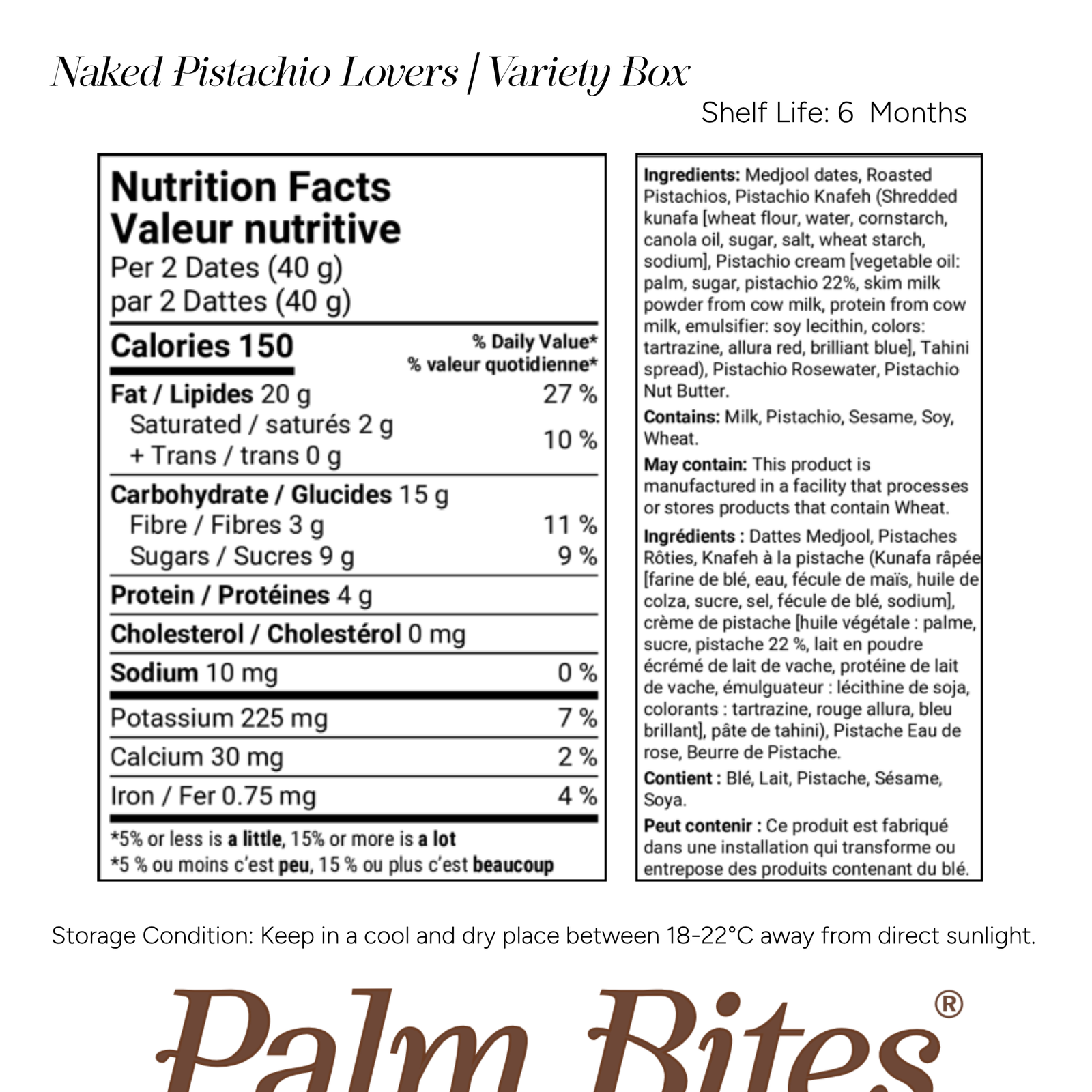 Nutrition facts