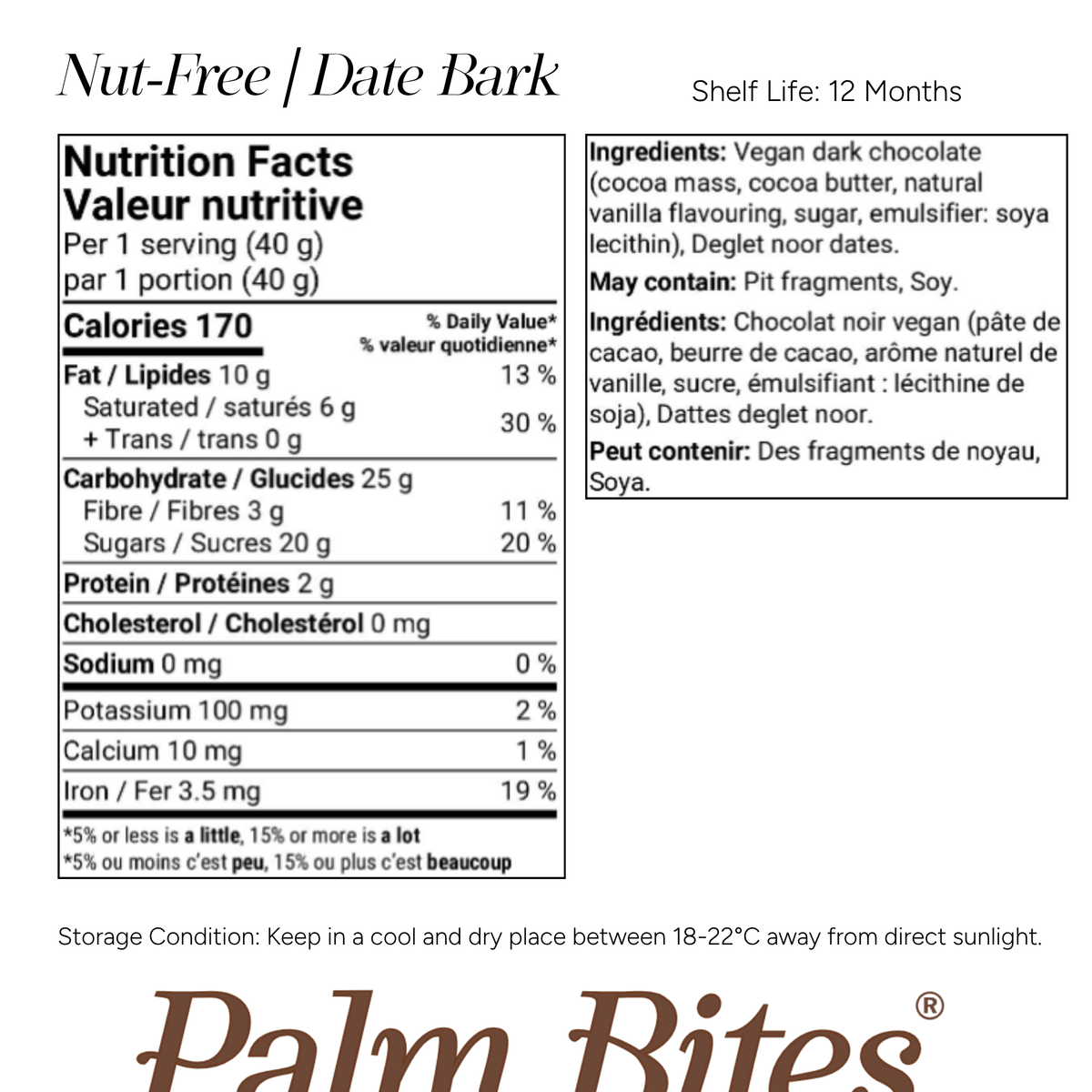 Nutritional information