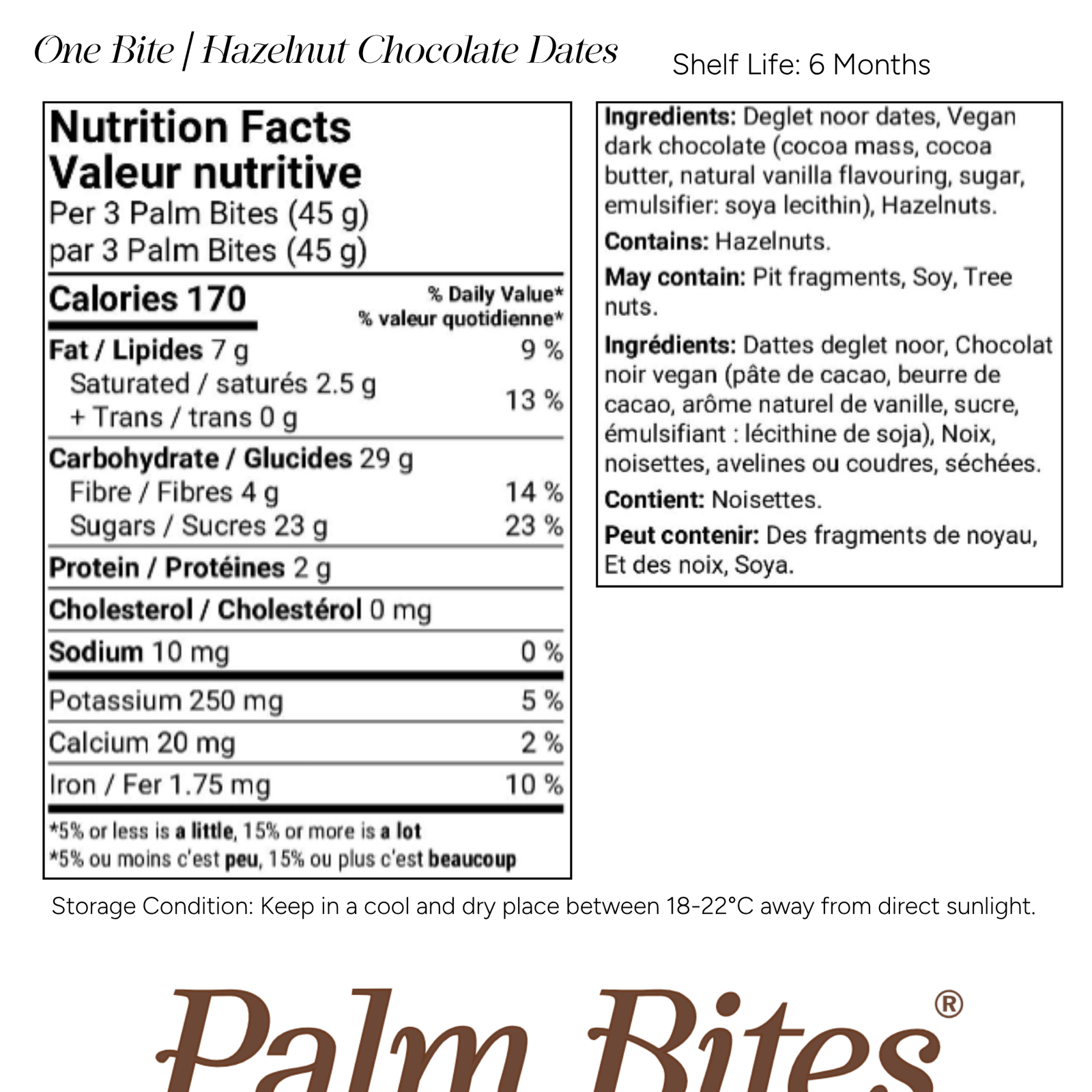 Nutrition facts