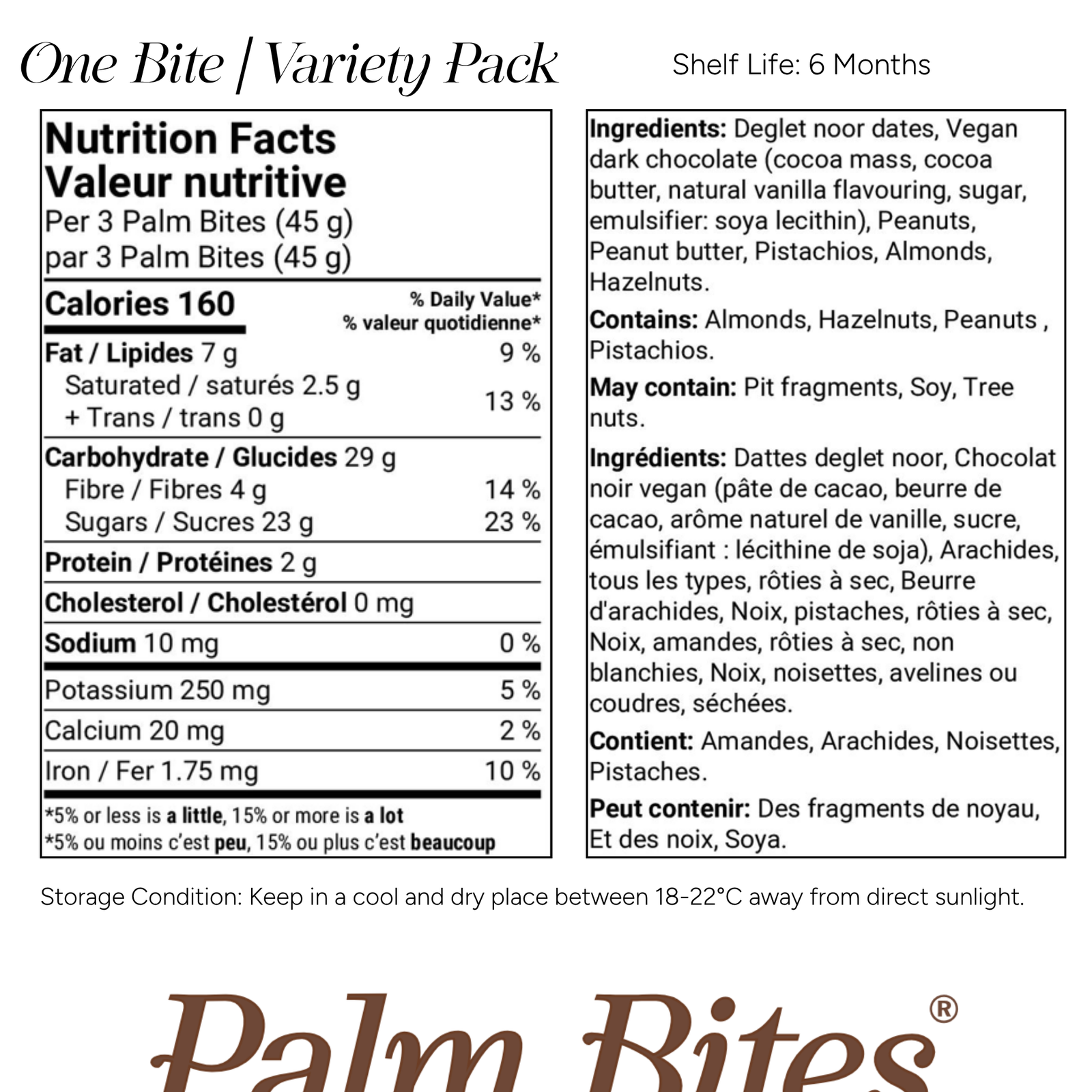 Nutrition facts