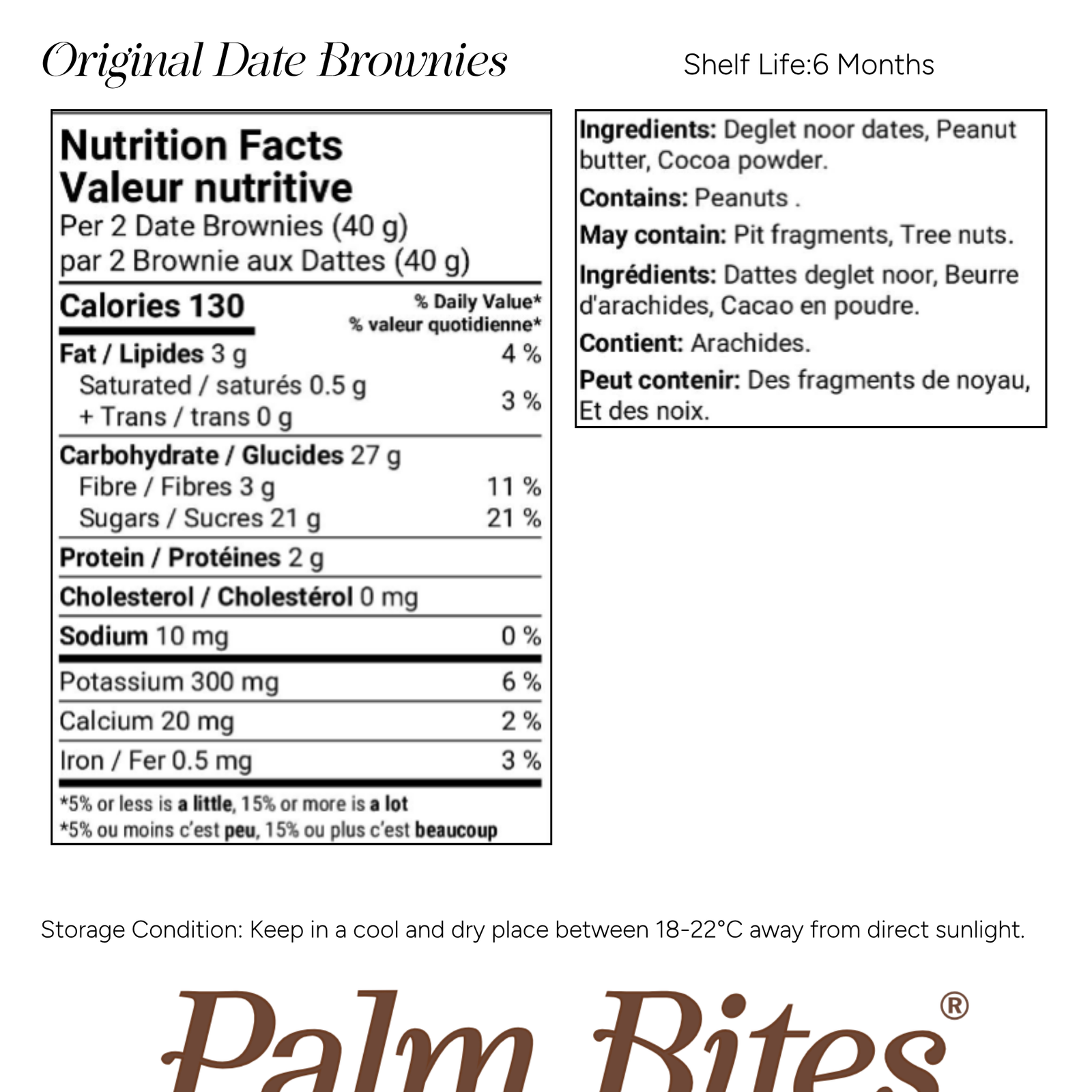 Nutrition facts