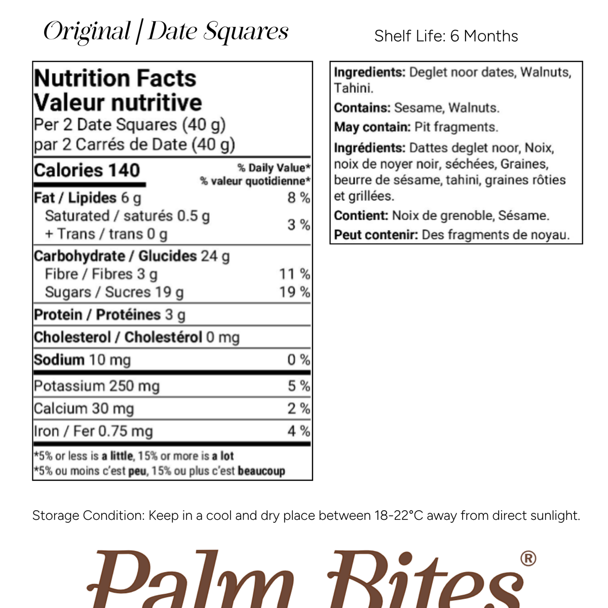 Nutritional information