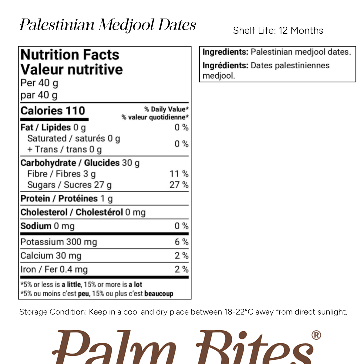 Nutritional information