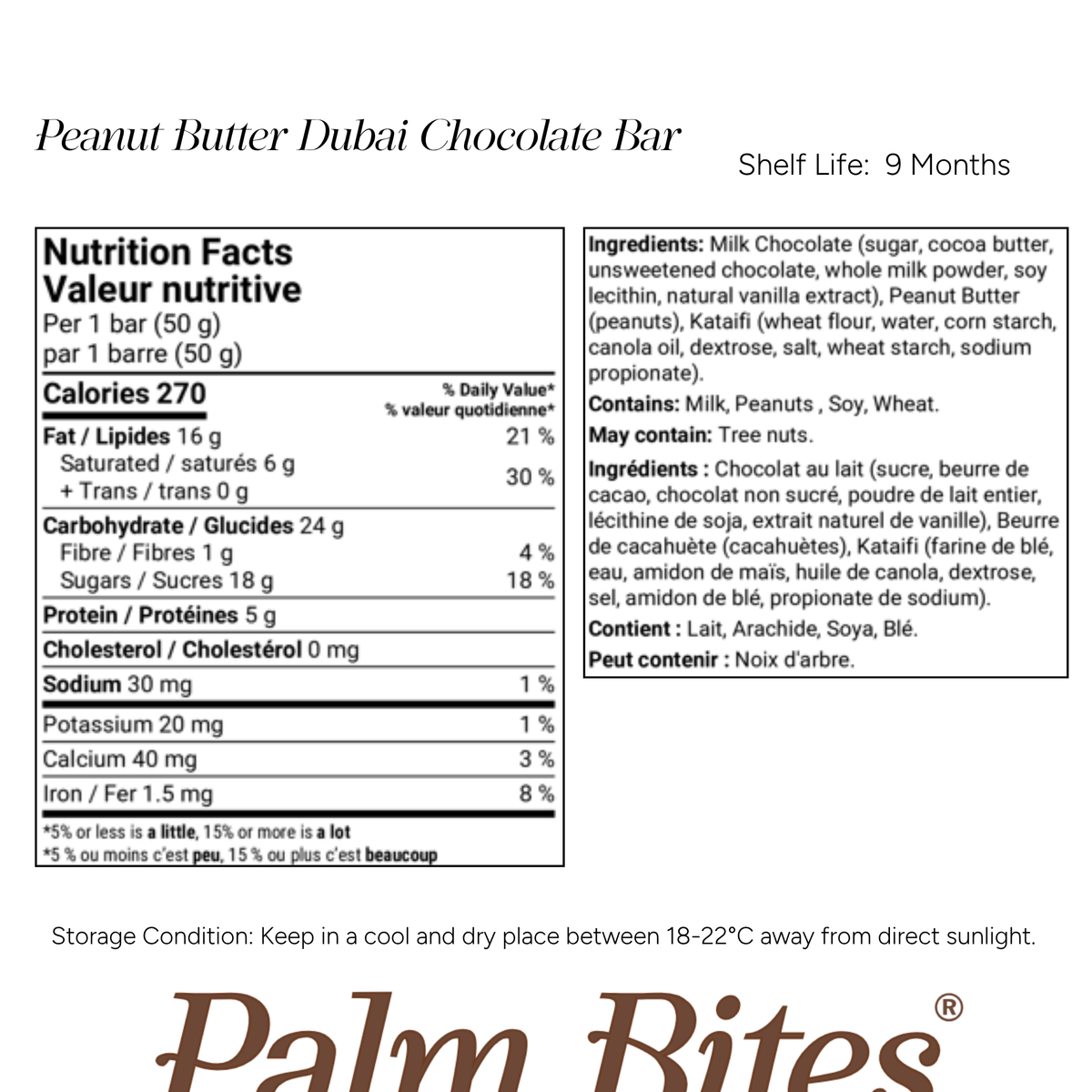 Nutritional information