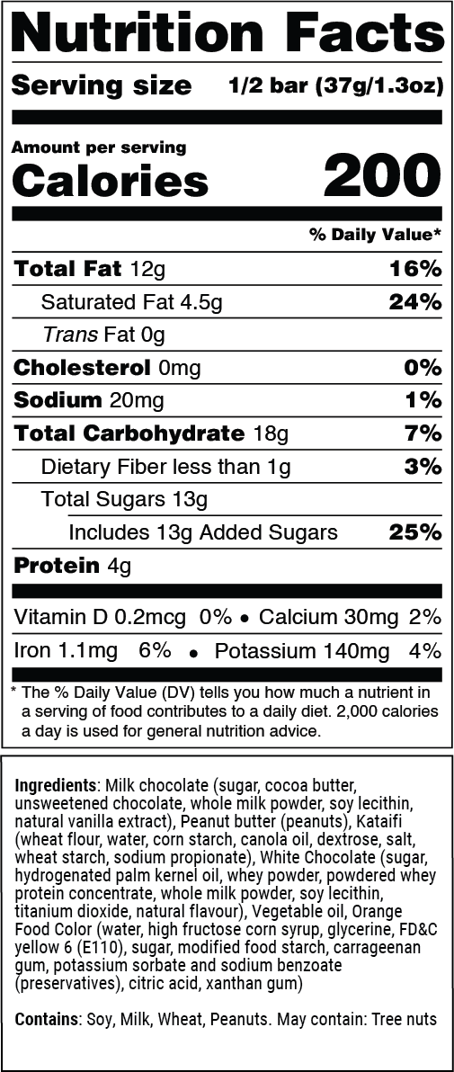 Nutrition facts