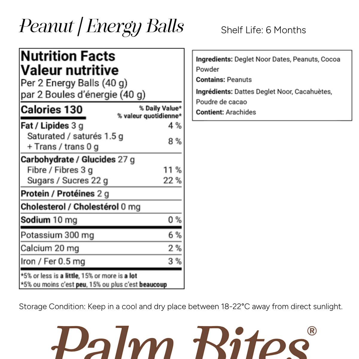 Nutritional information