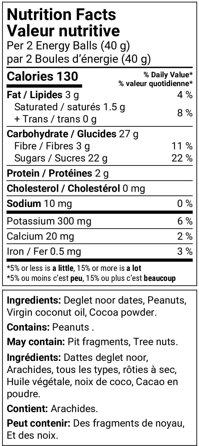 Nutrition facts