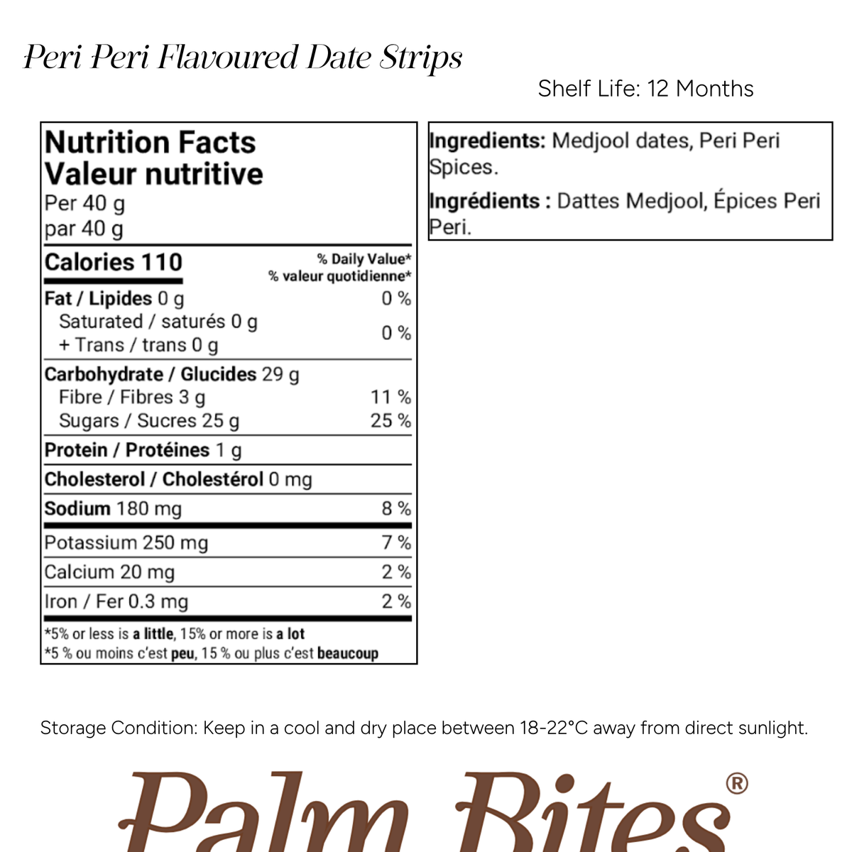 Nutritional information