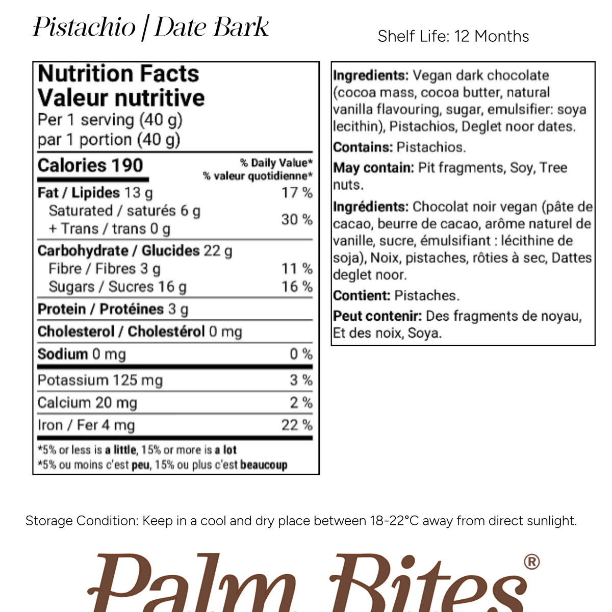 Nutritional information