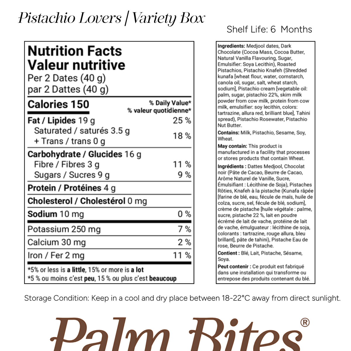 Nutritional information