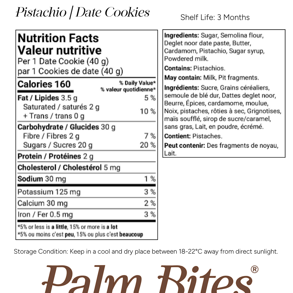 Nutritional information